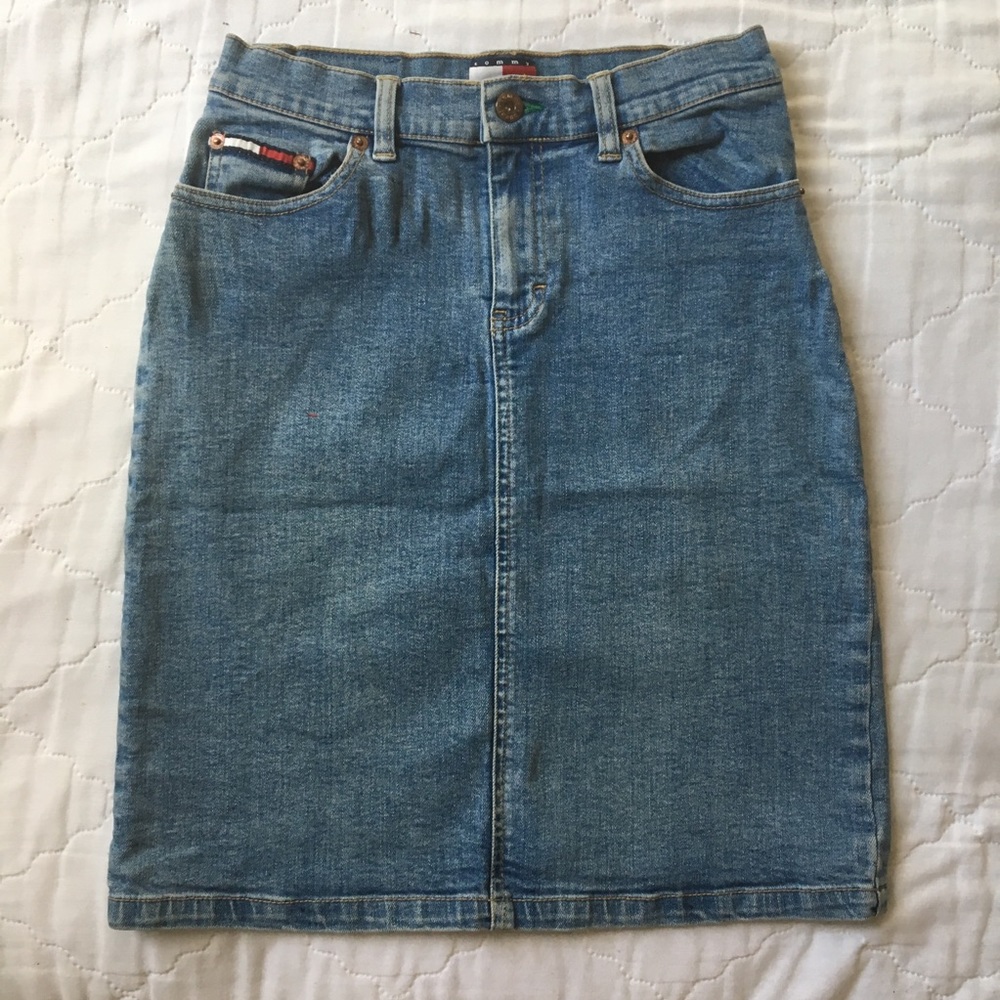 TOMMY mid length skirt VINTAGE